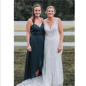 Show Me Your Mumu Mariah Wrap Dress Emerald Small